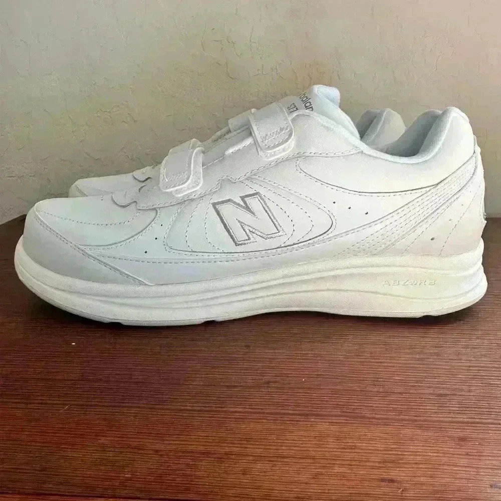 Size 10.5 D - New Balance 577 Hook And Loop White… - image 7